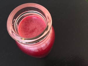 Juice med rødbede og ingefær