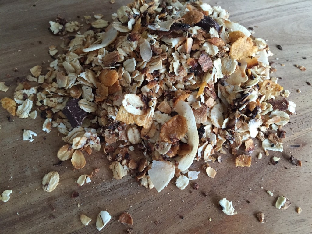 Hjemmelavet muesli med chokolade