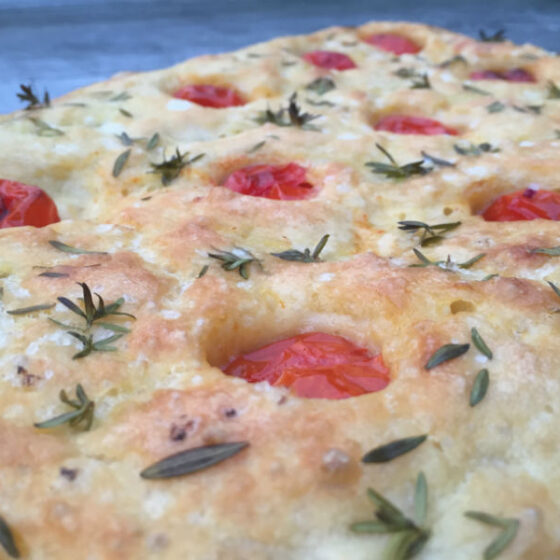 Focaccia med rosmarin