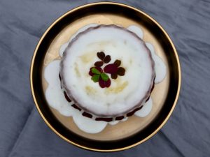 lemon curd-kage med limoncello-glaze