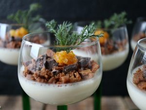 Panna cotta med appelsin