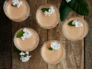 Panna cotta med syrengelé