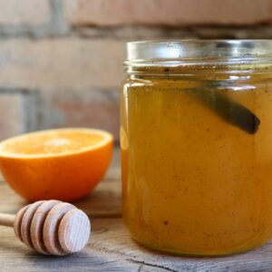 Appelsinsirup med vanilje