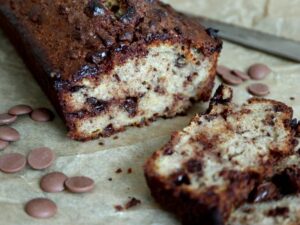 Hjemmebagt bananbrød