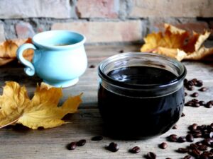 Sirup lavet på kaffe