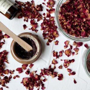 Rosen-honning ansigtsmaske