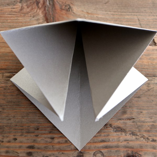 Origamijuletræ - step 2