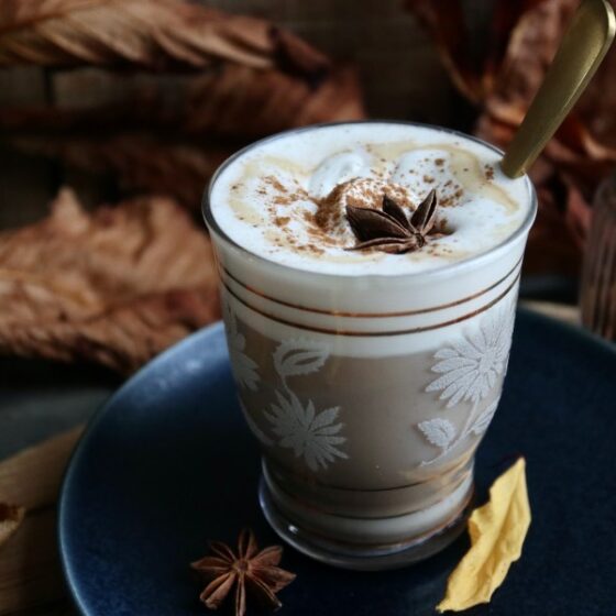 Pumpkin spice chai latte