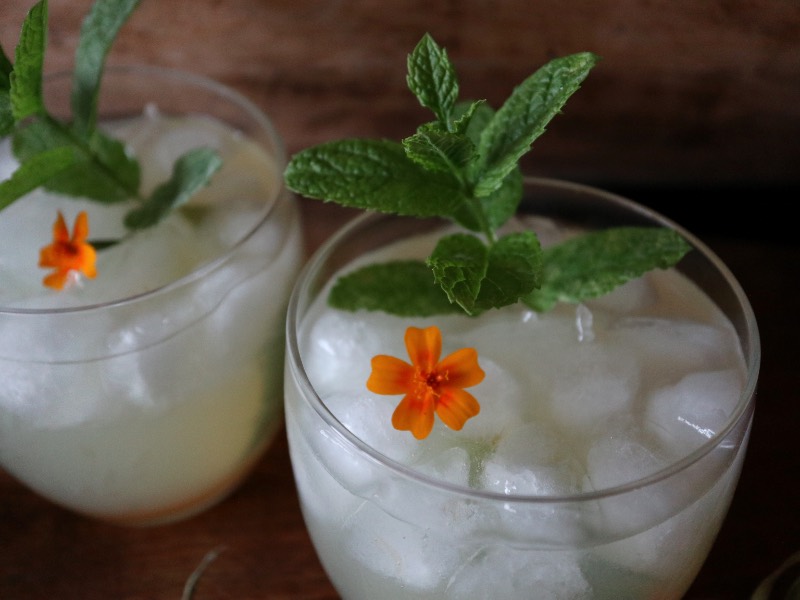 Nordisk drink med hybensirup