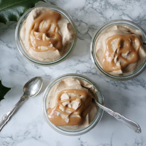 Saltkaramelmousse