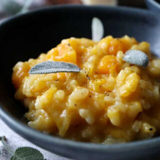 Butternut squash risotto