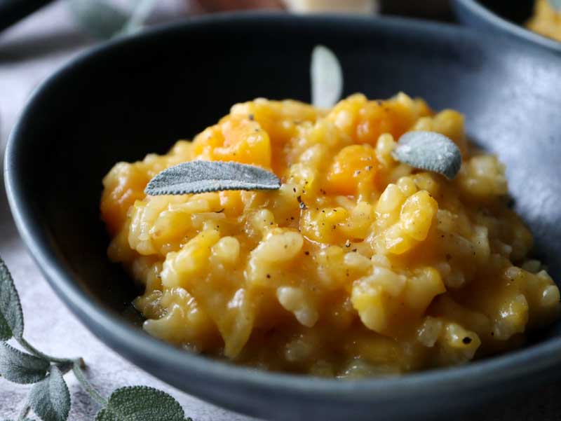 Butternut squash risotto