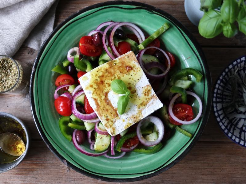 Autentisk græsk salat