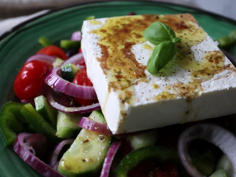 Sommerlig salat med feta