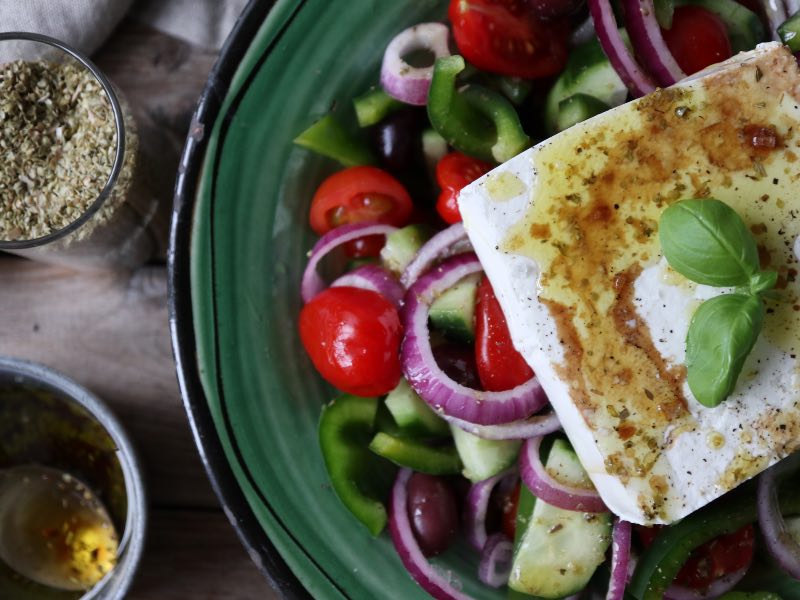 Autentisk græsk salat