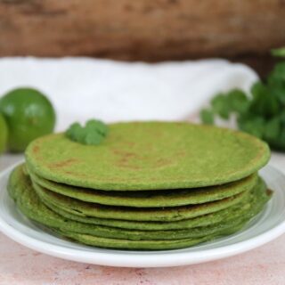 Veganske spinat tortillas