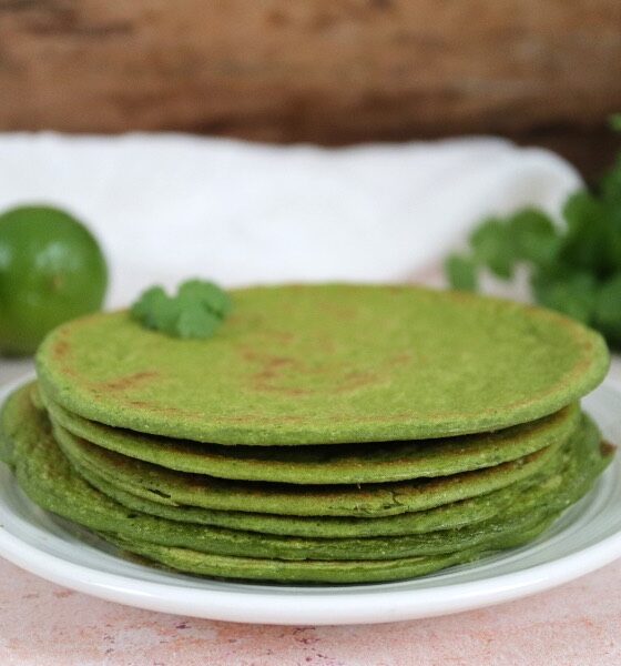 Veganske spinat tortillas