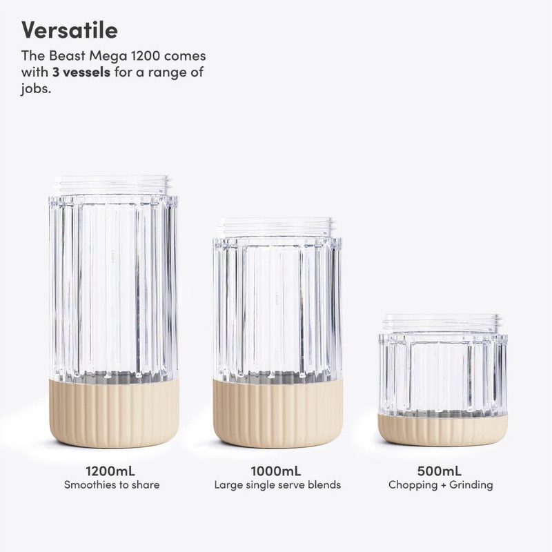 Beast Mega Plus 1200 Blender - sand